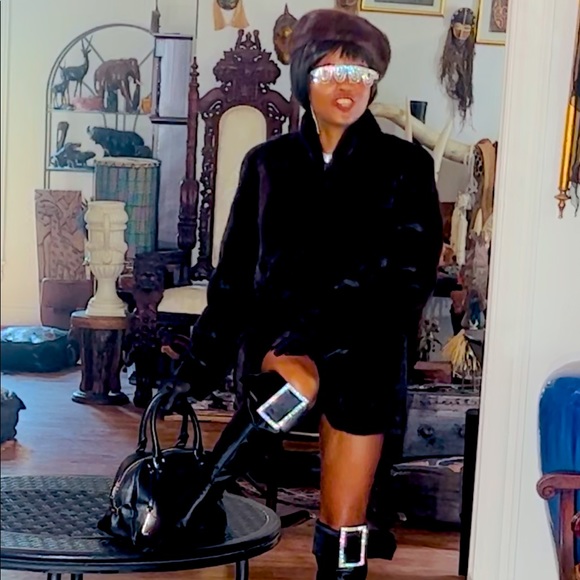 New Designer Giorgia Collection Sable Brown color Mink Fur Coat, Jacket 8 - Picture 2 of 16